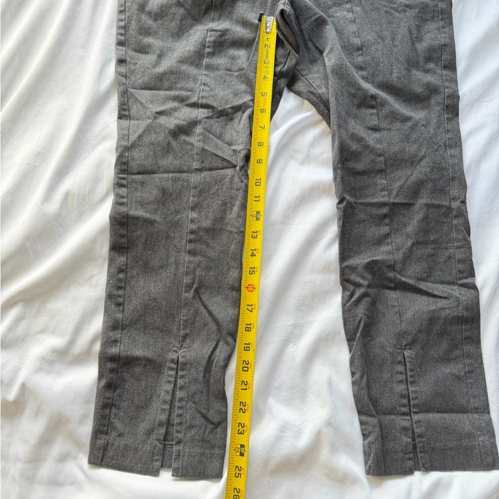 Gray Slim Fit Trousers - Picture 6 of 8